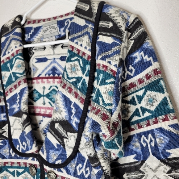 Vintage Western Cropped Blazer Jacket Women's Size Medium - Picture 2 of 8